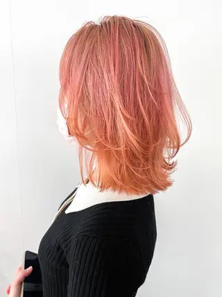 ミディアム ハイトーンカラー RYUのヘアスタイル