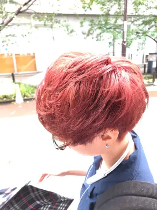 ショート カラー メンズ joli 【立川】のヘアスタイル