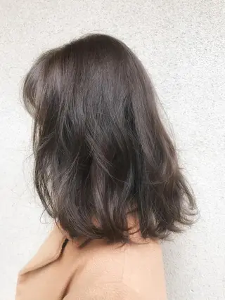 ミディアム カラー vato マンツーマンサロンのヘアスタイル