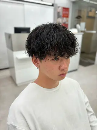 パーマ メンズ 🍐シャドウパーマ メンズ特化/守岡🍐のヘアスタイル