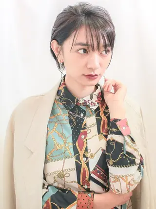 ショート カラー gite カワムラナオキのヘアスタイル