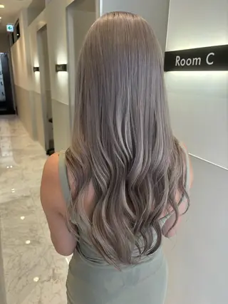 ロング カラー Rlino所属・ﾊｲﾗｲﾄ/ﾚｲﾔｰ ｶｯﾄ/大嶽謙のヘアスタイル