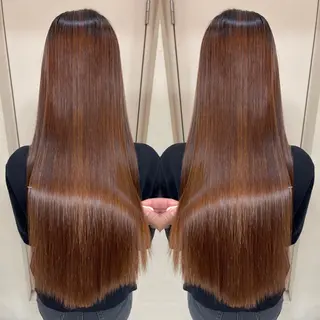 ロング パーマ 髪質改善/縮毛矯正 /ブリーチ矯正/岡部のヘアスタイル