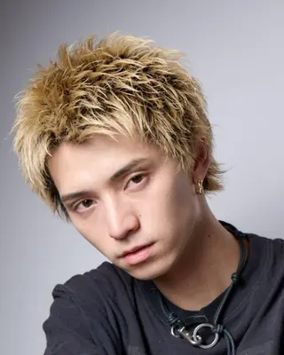 ショート カラー メンズ 曲がる縮毛矯正 メンズ特化/鈴木美璃のヘアスタイル