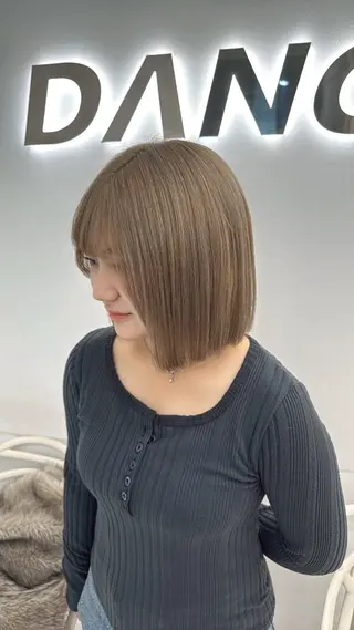 ロング カラー 中韓レイヤー/ ブラウン🤎はやとのヘアスタイル