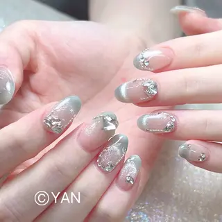 ネイル 長いだし/スカルプ/ パラシェルN.oneのネイルデザイン