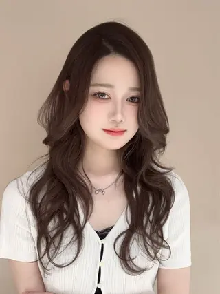 ヘアアレンジ 🤍艶髪透明感 カラー/直井優花🤍のヘアスタイル