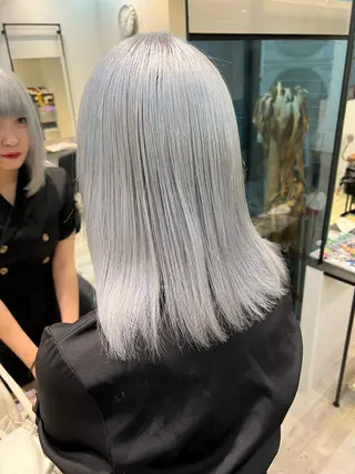 ミディアム カラー パーマ ヘアアレンジ メンズ キッズ ネイル マツエク・マツパ アイブロウ nico TOKYO 渋谷所属・ブリーチ　ハイトーン 特化🌈フジタハルキのヘアスタイル