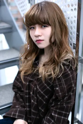 セミロング カラー ボブウルフ／ボブ Satsuki【名駅のヘアスタイル