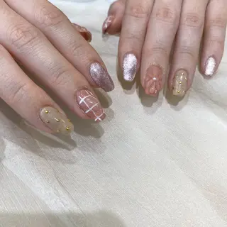 ネイル ネイル空間所属・muguet🎀 nailのネイルデザイン
