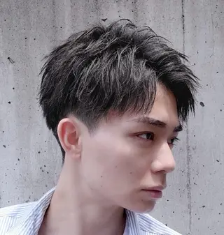 ショート メンズ synergy  men's hair所属・【短髪メンズパーマ】 松下泰河のヘアスタイル