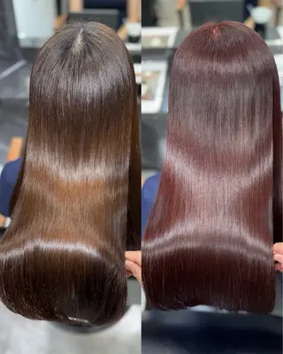 ロング JIN|乾かしただけ 美髪矯正本格髪質改善のヘアスタイル