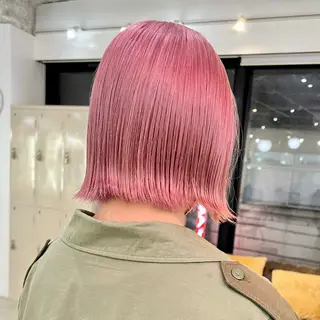 ショート カラー 艶髪ハイトーン /髪質改善✨レオンのヘアスタイル