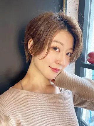 ショート カラー ❣️モテ髪❣️佐野 圭佑のヘアスタイル