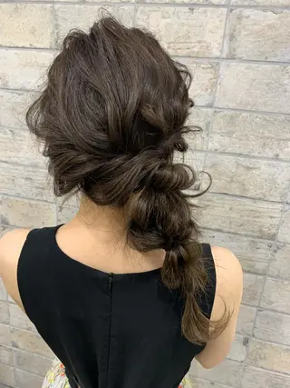 ロング ヘアアレンジ 櫛部洸貴/ メンズ、ヘットスパのヘアスタイル