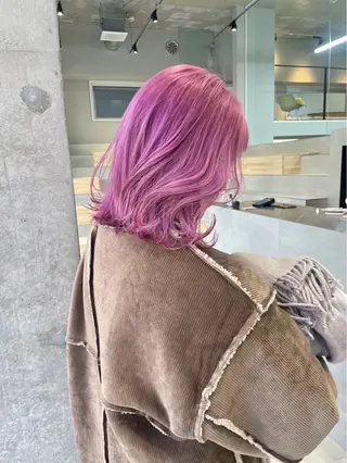 ショート カラー 吉沢遣人/レイヤー 艶カラー/抜け感のヘアスタイル