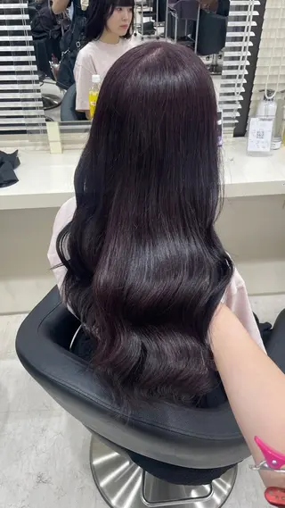 ロング 💗暖色カラー💗 ツヤ髪💗Mayaのヘアスタイル