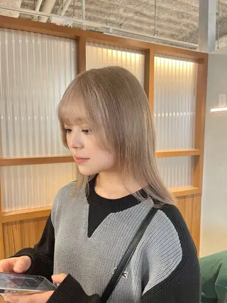 ミディアム himeka🪽 アレンジ/ブリーチのヘアスタイル