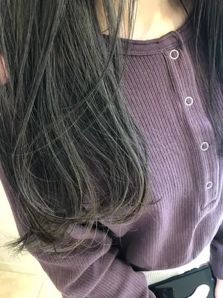 ロング カラー 似合わせ.ﾍｱｾｯﾄ 得意🌹井上美沙のヘアスタイル