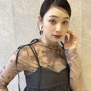 ヘアアレンジ ミディアム 🩰 柔らかいカラー tomomi🌛のヘアスタイル