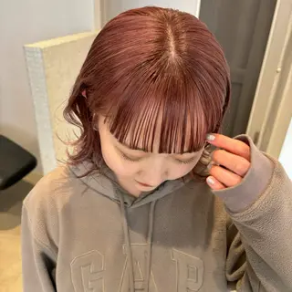 ミディアム カラー カットモデル募集 nanami‪ ꪔ̤のヘアスタイル