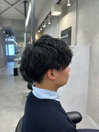 ショート パーマ メンズ 🌀メンズパーマ🌀 中島 日菜のヘアスタイル