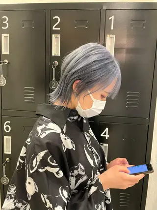 ショート カラー 田中   麗彩也のヘアスタイル