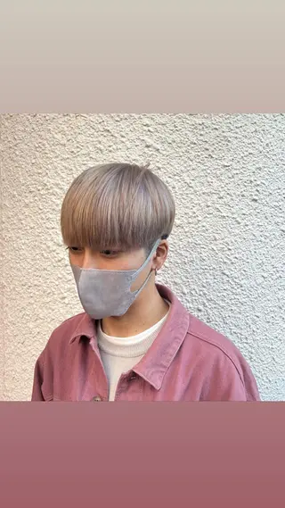 ショート カラー メンズ 茅ヶ崎パーマ特化/ スパイラル/ハルキのヘアスタイル