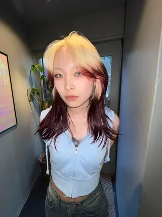 ロング カラー haco＋所属・圧倒的デザイン力 店長🎨RENAのヘアスタイル