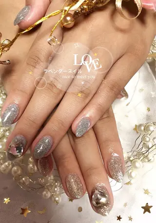 ネイル ラベンダー💖日暮里 ルル💖ネイルのネイルデザイン