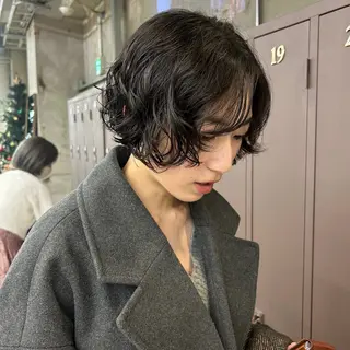 ショート パーマ 伊藤ほのか /パーマ/ショートのヘアスタイル