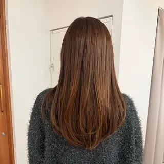 ロング スリール所属・光本 千紘のヘアスタイル