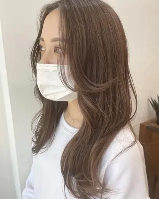 ロング カラー ヘアアレンジ DX SHARE SALON 原宿店所属・レイヤーカット/ 田中 しょうのヘアスタイル