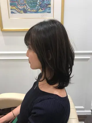 ミディアム 韓国ヘア×髪質改善 ⭐️谷遼平⭐️のヘアスタイル