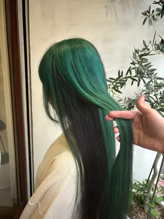 ロング カラー 大宮/カラーマスター ムラ修正🥀森山陽向のヘアスタイル