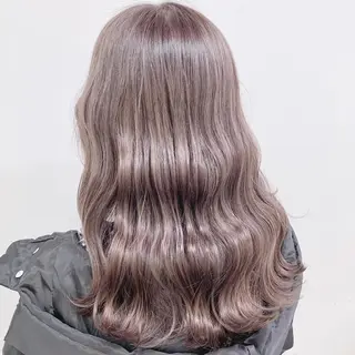 セミロング カラー 🪄池袋ハイトーン 🪄ブリーチカラーのヘアスタイル