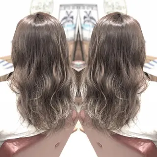 ロング カラー M IIのヘアスタイル