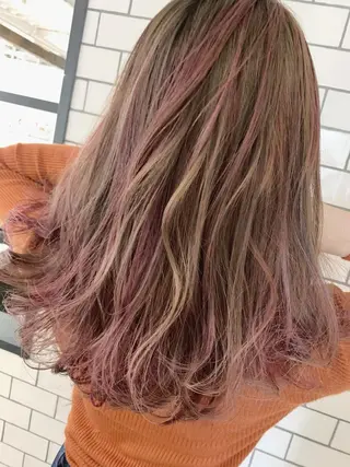 ミディアム カラー ヘアアレンジ 指名支持率NO.1 スタイリストのヘアスタイル