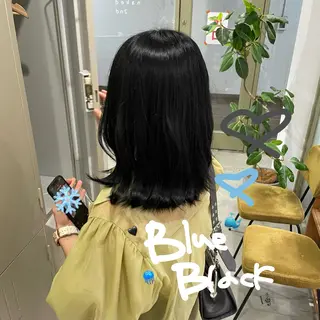 セミロング カラー 佐藤 歩菜のヘアスタイル