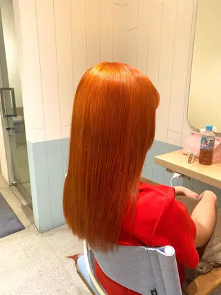 ロング カラー Re:berta所属・エリア唯一🌈ᵕ̈* 派手髪モリヤ🌺のヘアスタイル