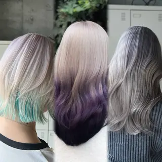 カラー ウルフとデザイン カラーの神のヘアスタイル