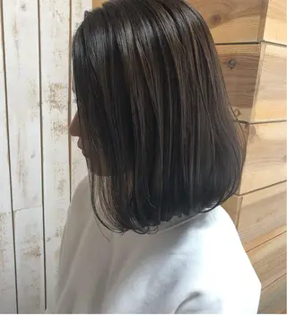 セミロング カラー hair salon Ranun髪質改善のヘアスタイル