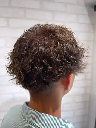 ショート パーマ メンズ ANDIAMO SAKAE  楓のヘアスタイル