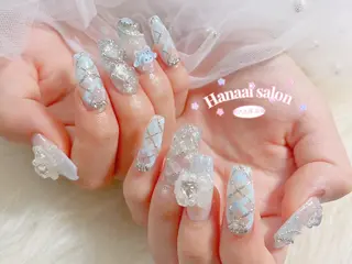 セミロング Hanaai Salon新大久保店のネイルデザイン