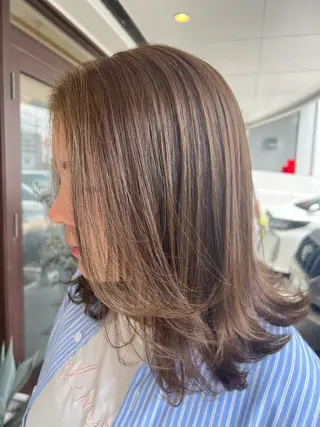 カラー pasdedeux LEQUIOS所属・パドドゥ 仲程のヘアスタイル