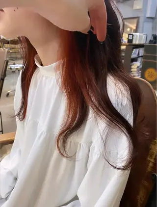 ロング カラー ヘアアレンジ メンズ 心斎橋美容室 Junのヘアスタイル