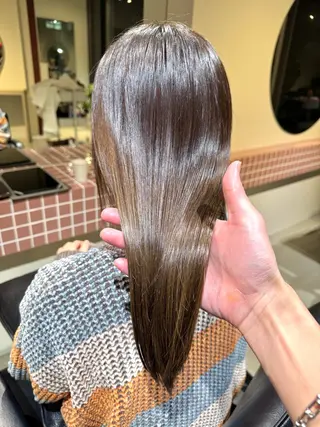 ロング 髪質改善スペシャリス ト長尾勇弥/梅田中津のヘアスタイル