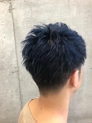 ショート カラー 大栗 佑也  髪質改善のヘアスタイル