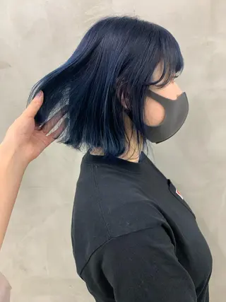 ミディアム カラー suu所属・🐝 hachi🐝のヘアスタイル