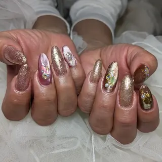 ネイル 門戸厄神プライベートサロンulunail所属・ulunail mikaのネイルデザイン